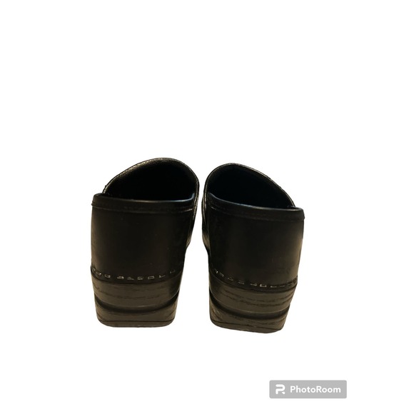 Dansko Professional Ebony Black Leather Clogs Women’s Size‎ 36 US 5.5 - Picture 6 of 8
